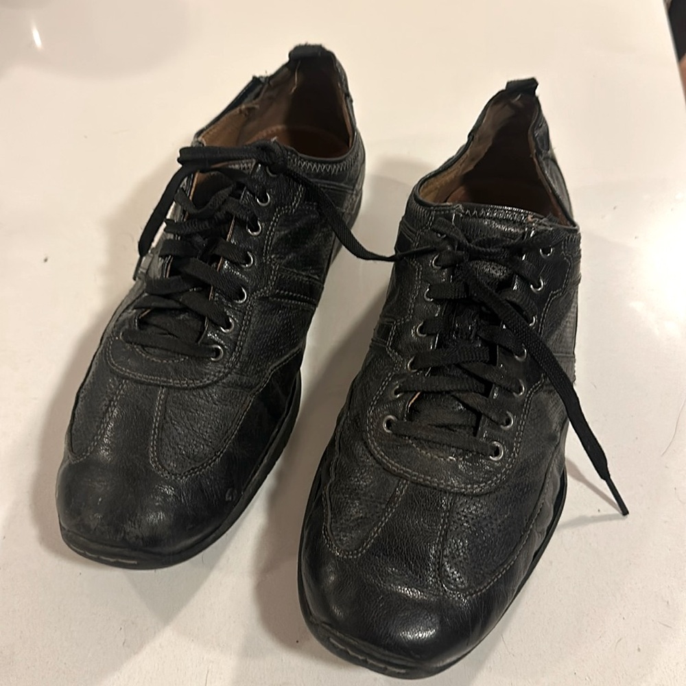 COLE HAAN - Nike Air Casual Black Leather Oxford Loafer Shoe Men's Size 10